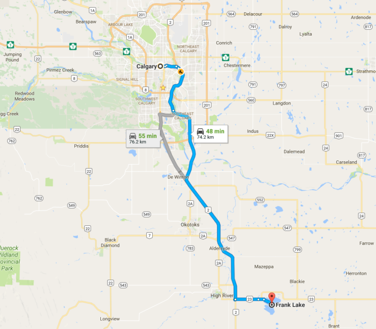 A Visit to Frank Lake Alberta Institute For Wildlife Conservation